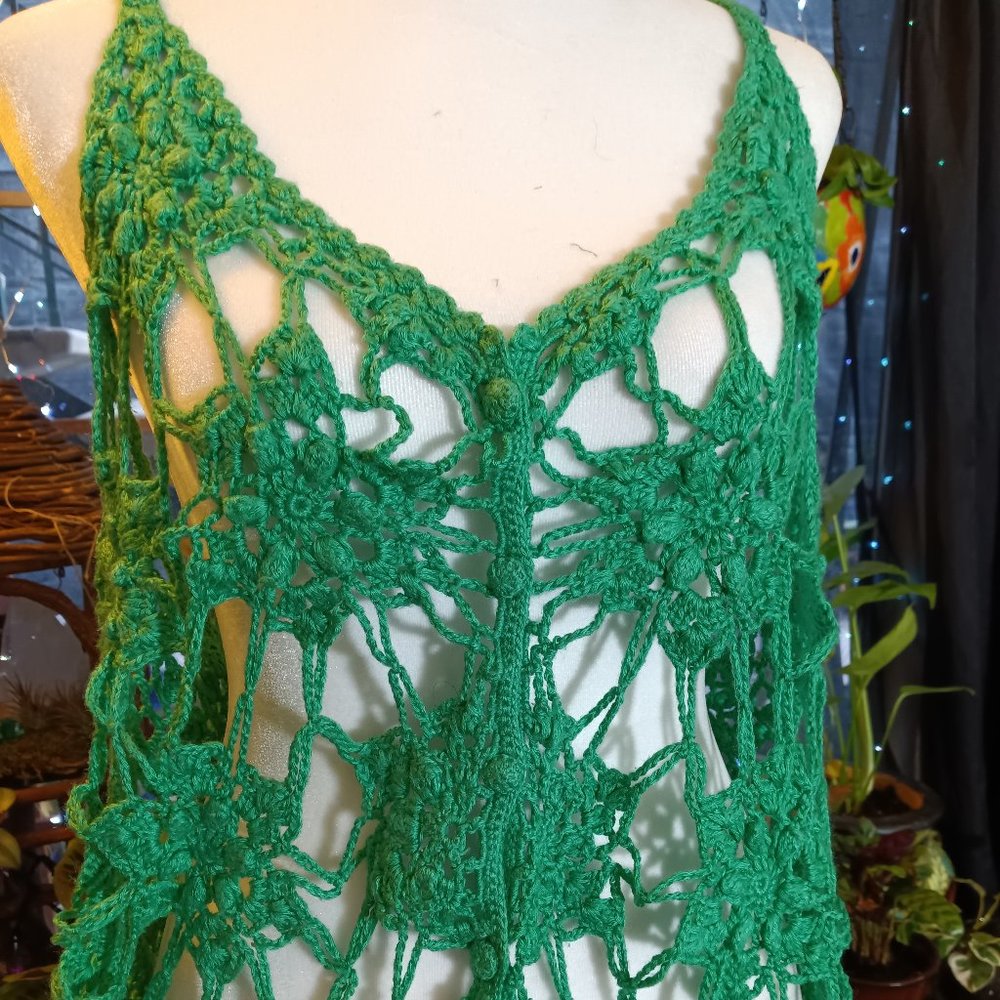 Crocheted vest